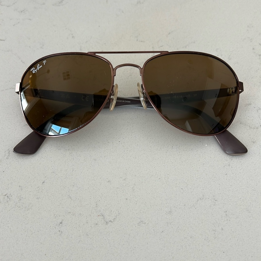 Rayban Aviator Polarized-RB 3549 Bronze Glasses